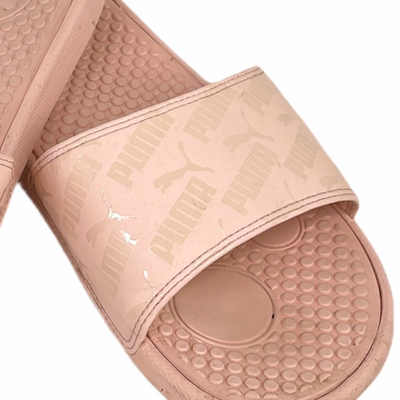 Puma Slides Pink Size 8 - Picture 7 of 10